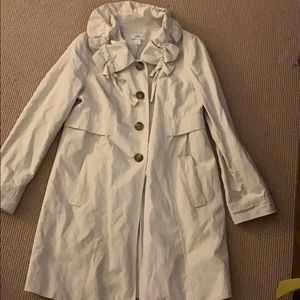 Loft size m long jacket with tortoise buttons